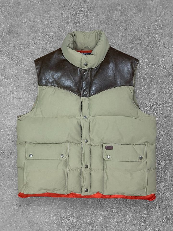 Polo Ralph Lauren Vintage Weste Gilet Daunen Puffer Vest 90s y2k in Berlin