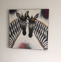 Bild Zebra Wandbild 61 x61 cm Zebras Bayern - Krumbach Schwaben Vorschau