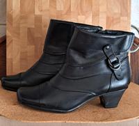 Stiefeletten Leder von Jana neuwertig Duisburg - Walsum Vorschau