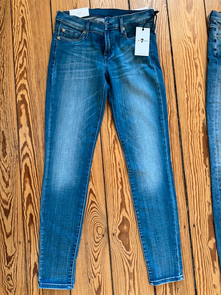 7 for all mankind, Super Skinny, mid blue, 27, neu in Hamburg