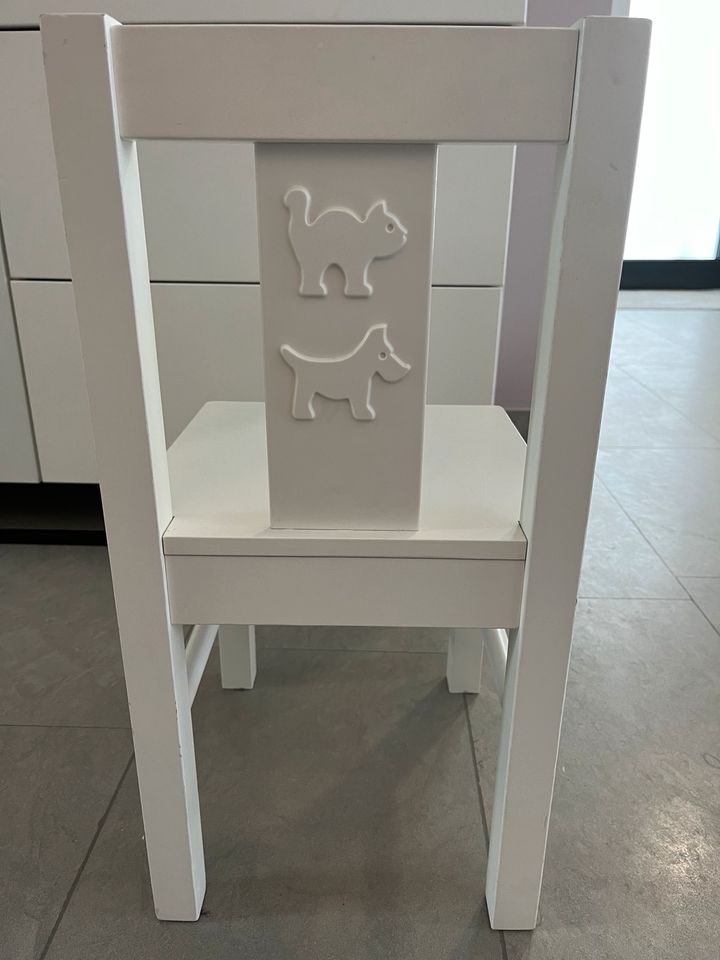 Ikea Kritter Kindertisch Stühle Set weiß in Hattingen