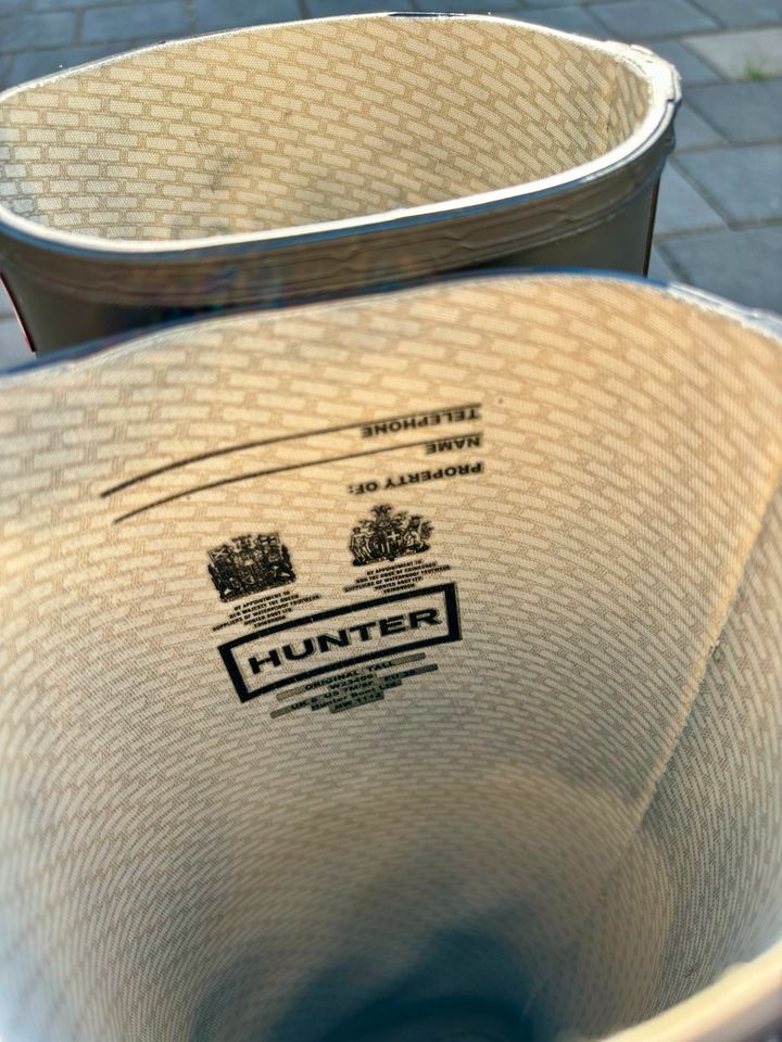 Hunter Gummistiefel braun matt in Saarlouis