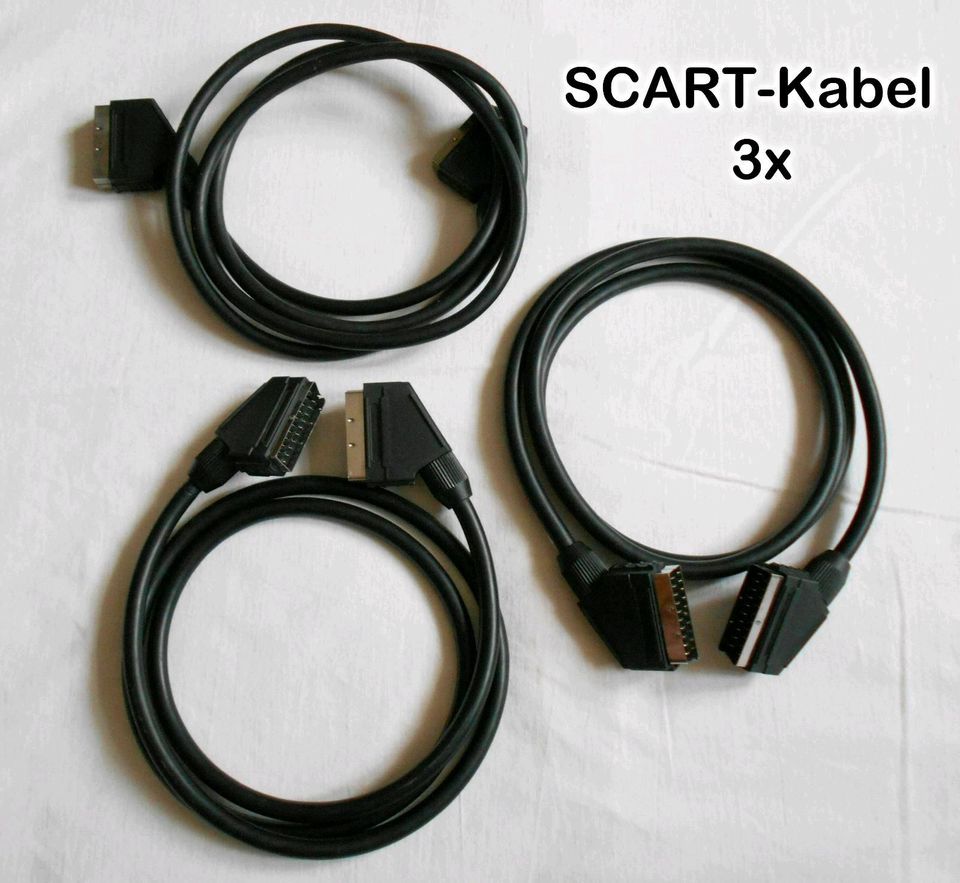 SCART-Kabel 3xEuro AV Stecker in Rudolstadt