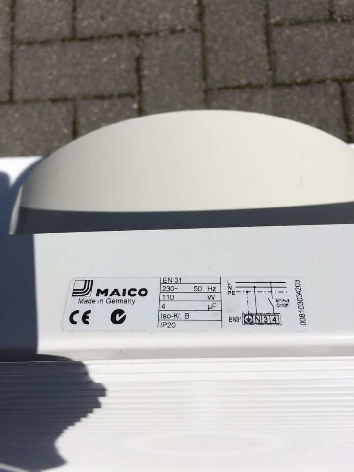 "Maico - Wandeinbauventilator - EN-2 EN 31 NEUE" .. Ventilator in Hamburg