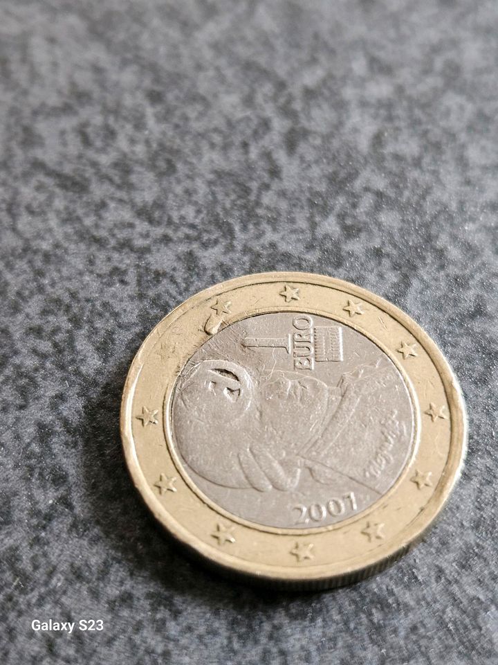 1 Euro Münze Österreich 2007  fehlprägung in Krefeld