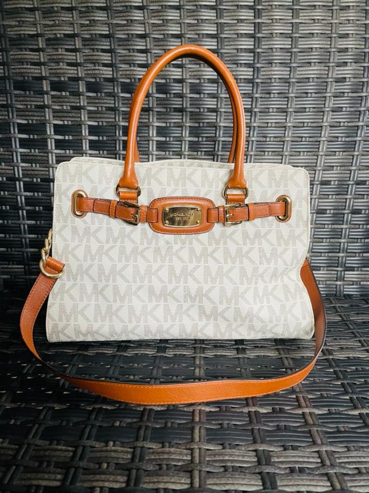 ♥ Michael Kors Large Vanilla Hamilton Damen Tasche ♥ 1 Hand in Kaiserslautern