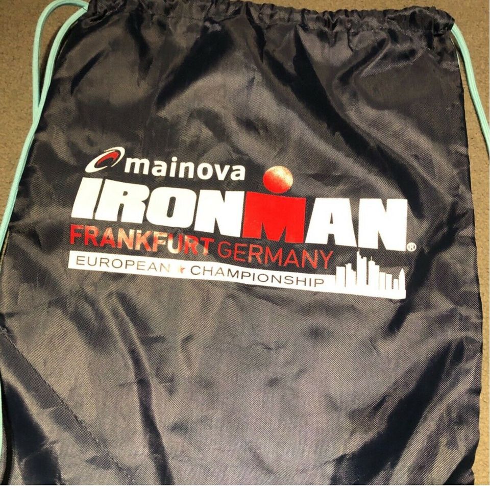 Triathlon Ironman Frankfurt 2019 Tasche Bag Beutel Rucksack in Neuental