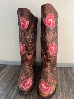 Mexicana Old Gringo Cowboy Stiefel 38 39 Leder pink braun Boots Bayern - Stadtbergen Vorschau