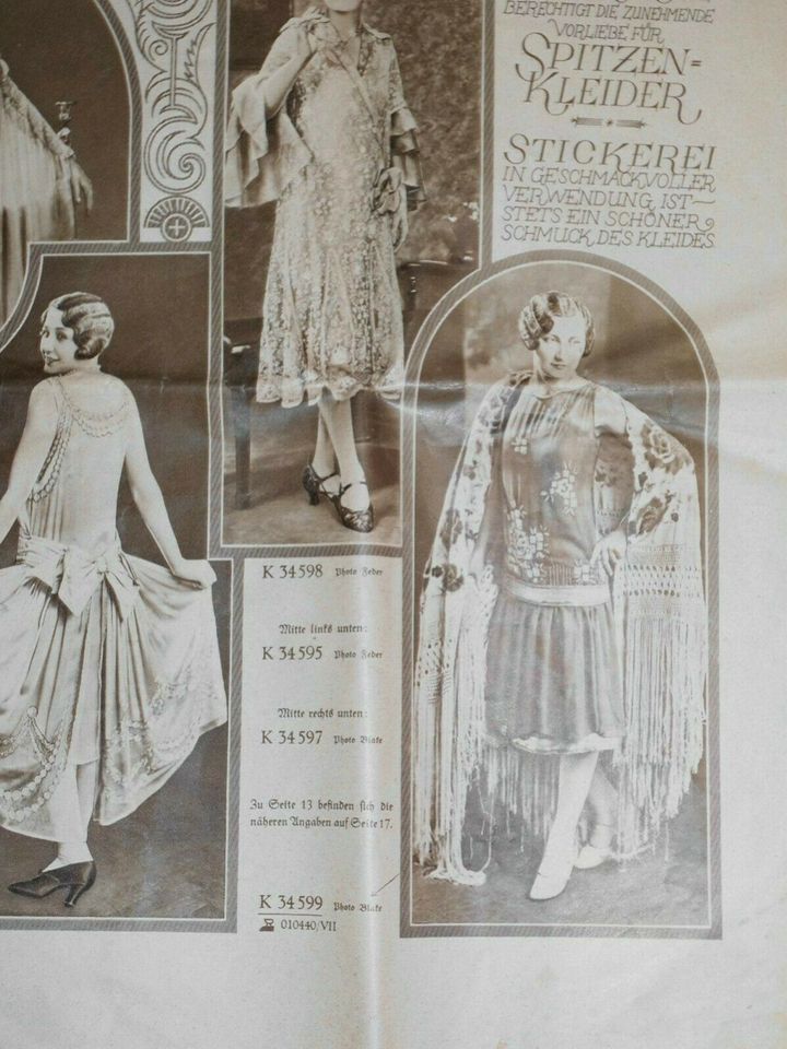 Rarität! Katalog 20er Jahre  Mode Modezeitschrift Beyer Gallewski in Großpostwitz