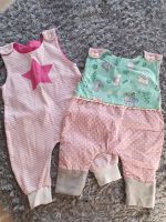 2 süße Jumpsuits ca. Gr. 56/62, handmade Bayern - Weichering Vorschau