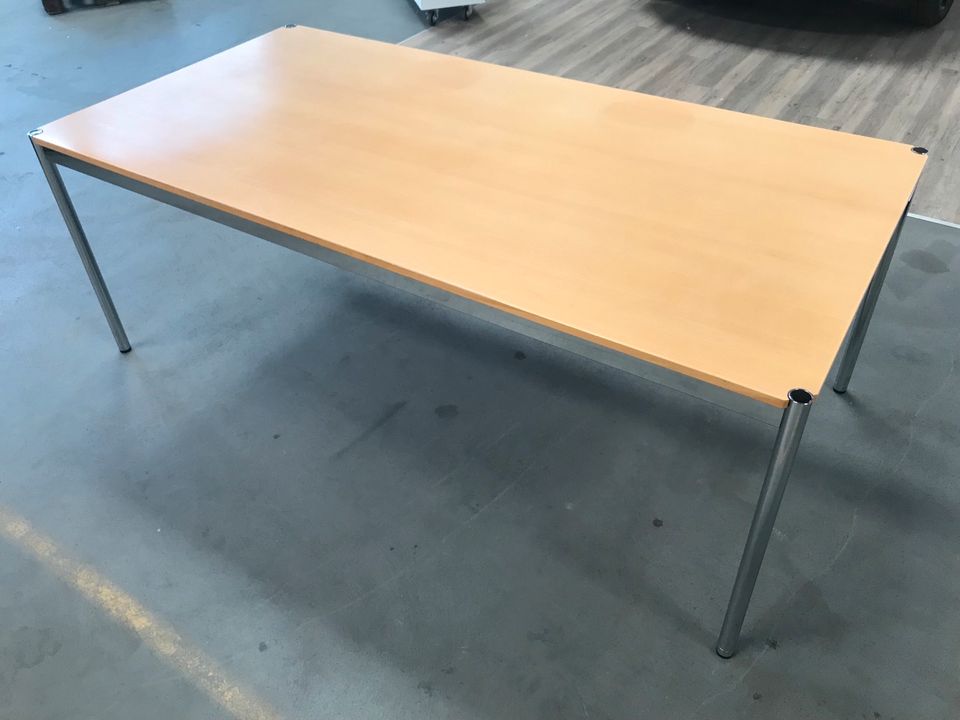 USM Haller Tisch 2x1m Buche Schreibtisch Arbeitstisch in Norderstedt