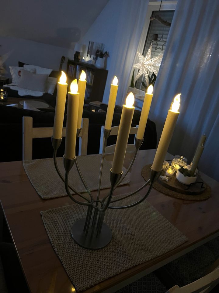Ikea Stockholm Kerzenständer mit Kerzen in Lüdinghausen
