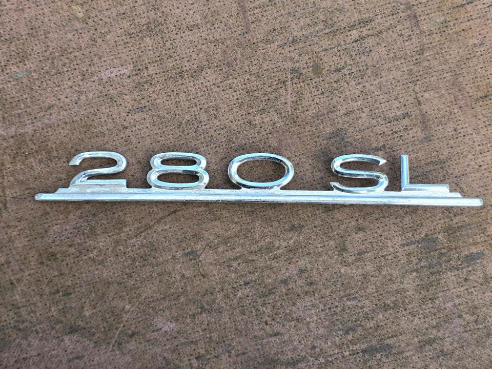 Original Mercedes Benz W113 280SL Schriftzug Kofferraum in Teterow