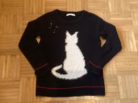 Strickpullover mit Katzenmotiv von OUI Gr.36 Nordrhein-Westfalen - Werl Vorschau