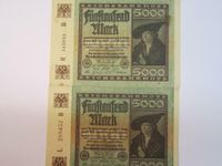 Historische / Reichsbanknote 5000 Mark 1922 Niedersachsen - Uetze Vorschau