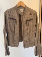 Esprit EDC Bikerjacke kurze Jacke Gr. M khaki Hessen - Rodgau Vorschau