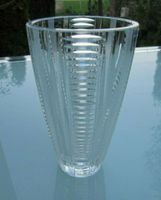 KRISTALL GLAS VASE MASSIV GERITZT 60ER JAHRE 15 CM H Nordrhein-Westfalen - Krefeld Vorschau