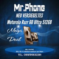 Motorola razr 60 Ultra 512GB 16GB❗️NEU versiegelt❗️ Frankfurt am Main - Innenstadt Vorschau