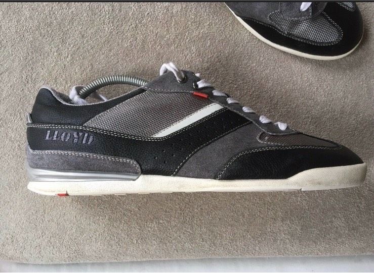 schöner LLOYD Sneaker grau Herren Schuh Lederschuh 42,5 in Hannover