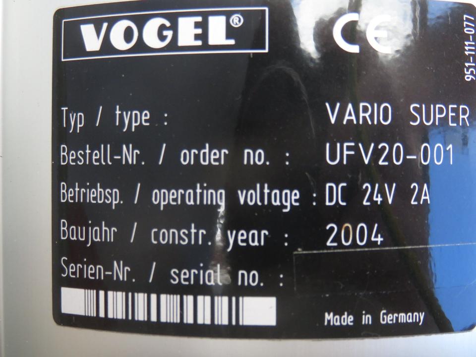 Minimalmengenschmierung Sprühschmierung Vario-Super UFV 20-001 in Waghäusel