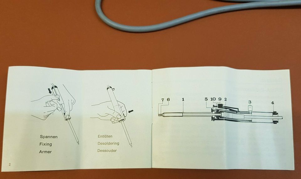 gebr. Entlötkolben ERSA Lötkolben zur Entlötung 220 V Löttechnik in Castrop-Rauxel