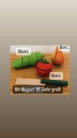 Kinderküche-Spielküche Holz Gemüse+Obst Magnet-sehr groß+Messer. Königs Wusterhausen - Zeesen Vorschau