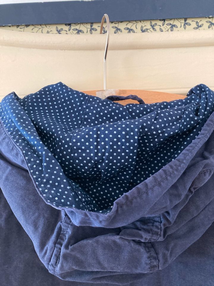 Parka Sommerjacke edc XS/S blau gepunktet Polkadots in München