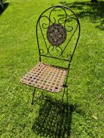 Gartenstuhl aus Metall mit Mosaik Vintage alt Kr. Altötting - Haiming Vorschau