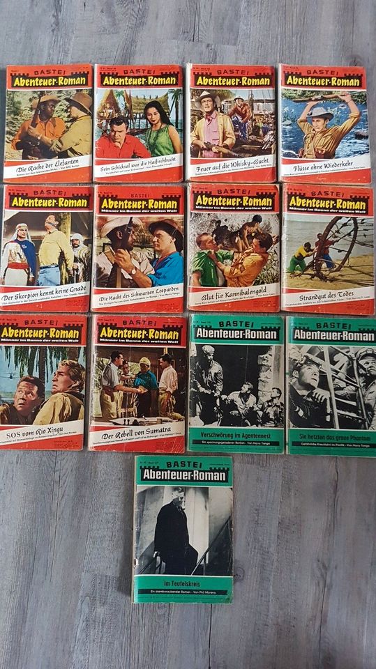 13 AbenteuerRomane aus den 60ger / 70ger Jahren in Bayern Schwandorf