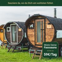 Fasssauna mieten, Sauna mieten, Fass-Sauna Fasswohl Niedersachsen - Syke Vorschau