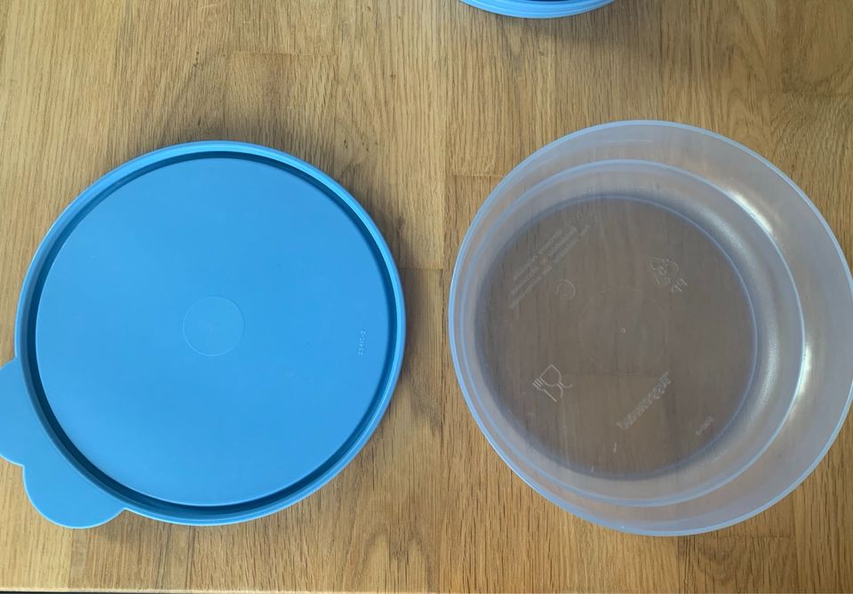 Tupperware Frische-Drops, Tupperdosen 3er Set blau in Wabern