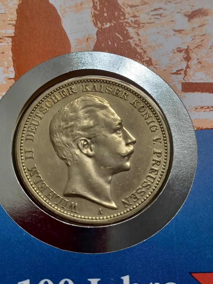3 Mark 1912 Kaiserreich Silbermünze im Numisbrief top erhalten in München