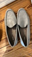 Damenschuhe Loafer hellgrau/silber Gr:44 Hamburg-Nord - Hamburg Winterhude Vorschau