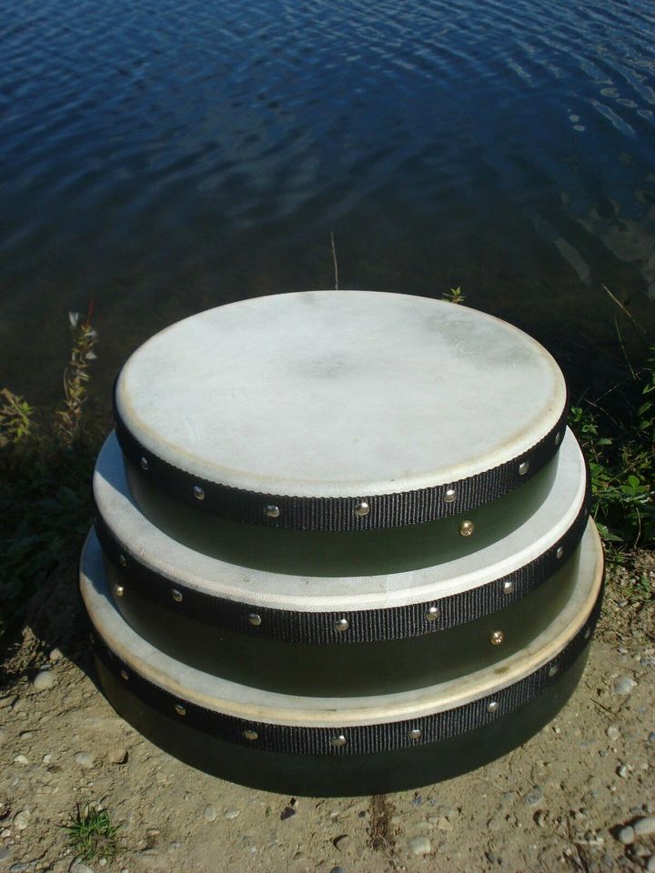 Bodhran Rahmentrommeln 35, 40, 45 cm z.T stimmbar+Tasche+Schlägel in Horgenzell