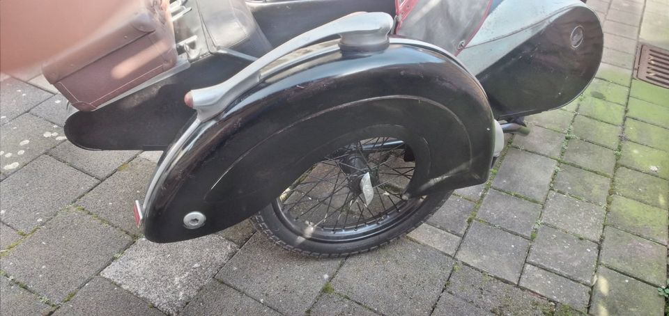 motorrad mit seitenwagen dkw rt-2 in Haldensleben