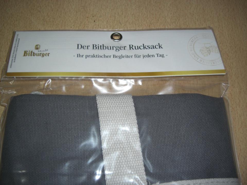 Bitburger Rucksack "Bitte ein Bit" Original Verpackt Rucksack in Aachen