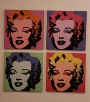 Pop Art Leinwand 4er-Set Kunstwerk Marilyn Monroe Andy Warhol Nordrhein-Westfalen - Solingen Vorschau