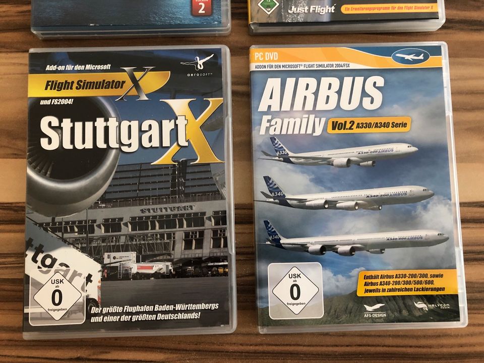 3 Flight Simulator X Addons (FSX/FS2004) *sehr guter Zustand* in Ransbach-Baumbach