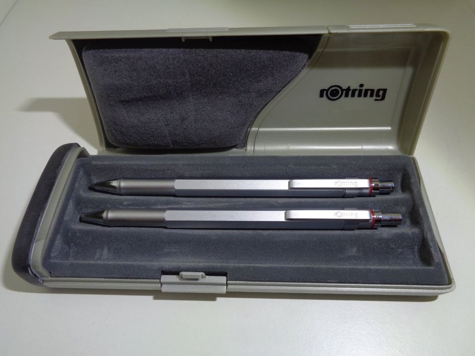 rotring Newton Kugelschreiber und Druckbleistift 0,5 silber in Fürth