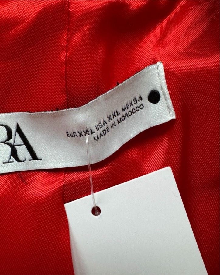 Zara Danen Blazer XXL 42 44 rot lässig NEU in Glienicke/Nordbahn