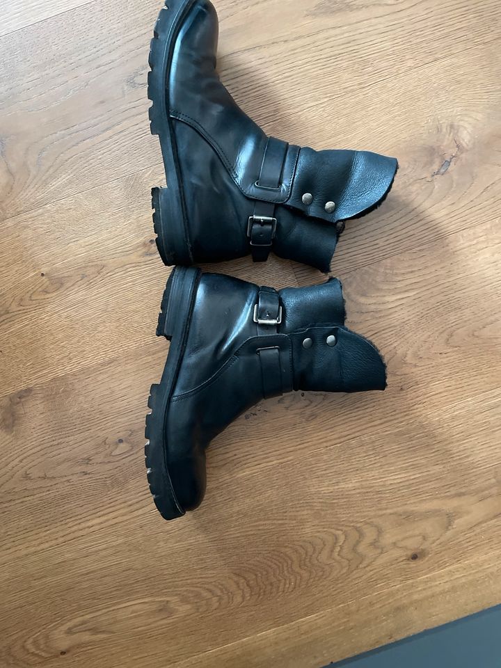 AGL 41 boots schwarz must have biker stiefelette in Trier