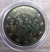 Kursmünze San Marino 2003, 50 Cent, gekapselt Niedersachsen - Zetel Vorschau