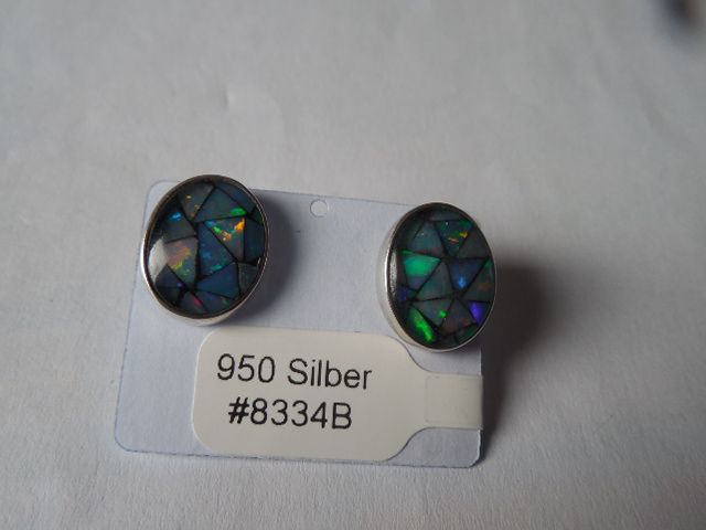Ohrstecker Silber mit Opal # 8334B in Köln