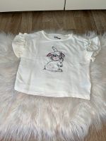 Süßes Disney Klopfer Shirt Reserved 104 rosa Rüschen weiß Hase Baden-Württemberg - Sulz Vorschau