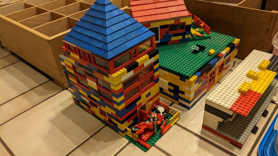 Lego Konvolut Sammlung 70er Jahre 3 Holzkisten in Köln