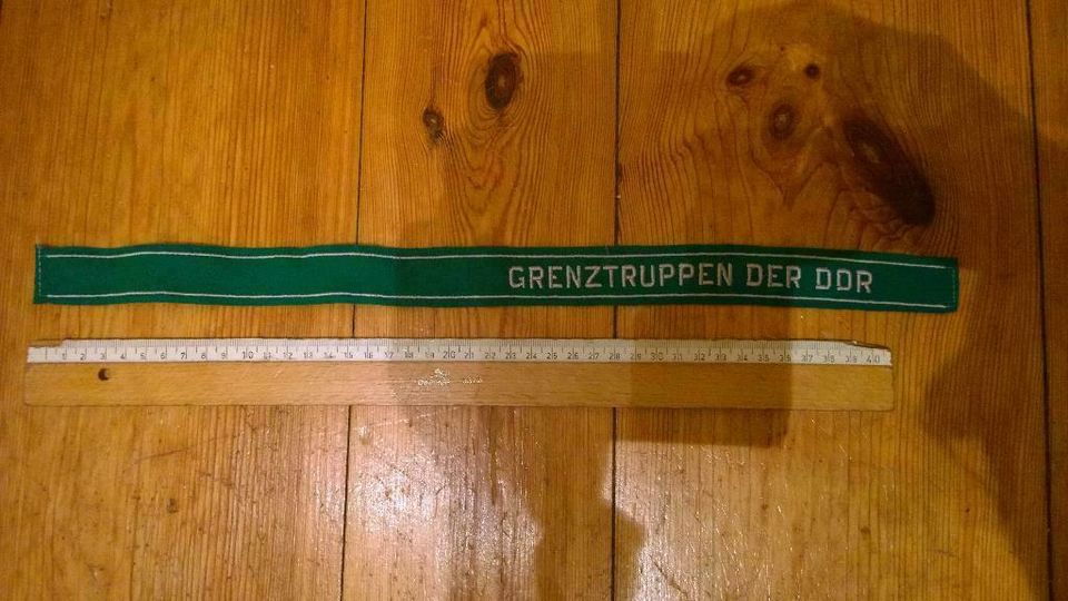 Ärmelbahn "Grenztruppen der DDR" NVA StaSi MdI Mauer in Zippelsförde