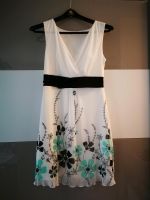 Sommerkleid, weiß, grün, schwarz, Blumen, 36/38 Bayern - Karlstadt Vorschau