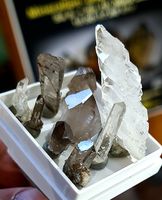 Rauchquarz Quarz Bergkristall Schweiz Mineralien Hessen - Ebersburg Vorschau