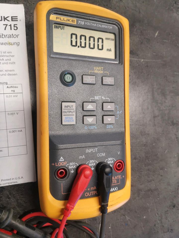 FLUKE 715 Kalibrator Messgerät Strom Elektro in Buch