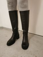 Stiefel Damen Gr. 39 echt Leder schwarz Bayern - Weiler-Simmerberg Vorschau